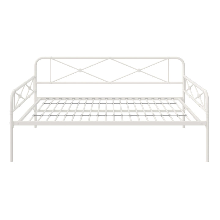 Allysa Metal Daybed with Steel Frame - White - Full
