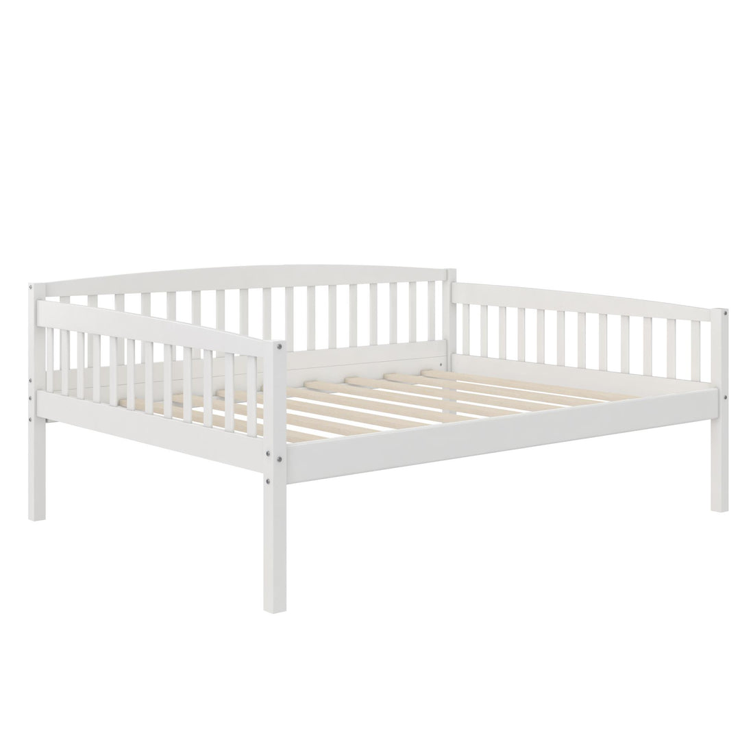 Traditional wooden daybed Lydia -  White - Full