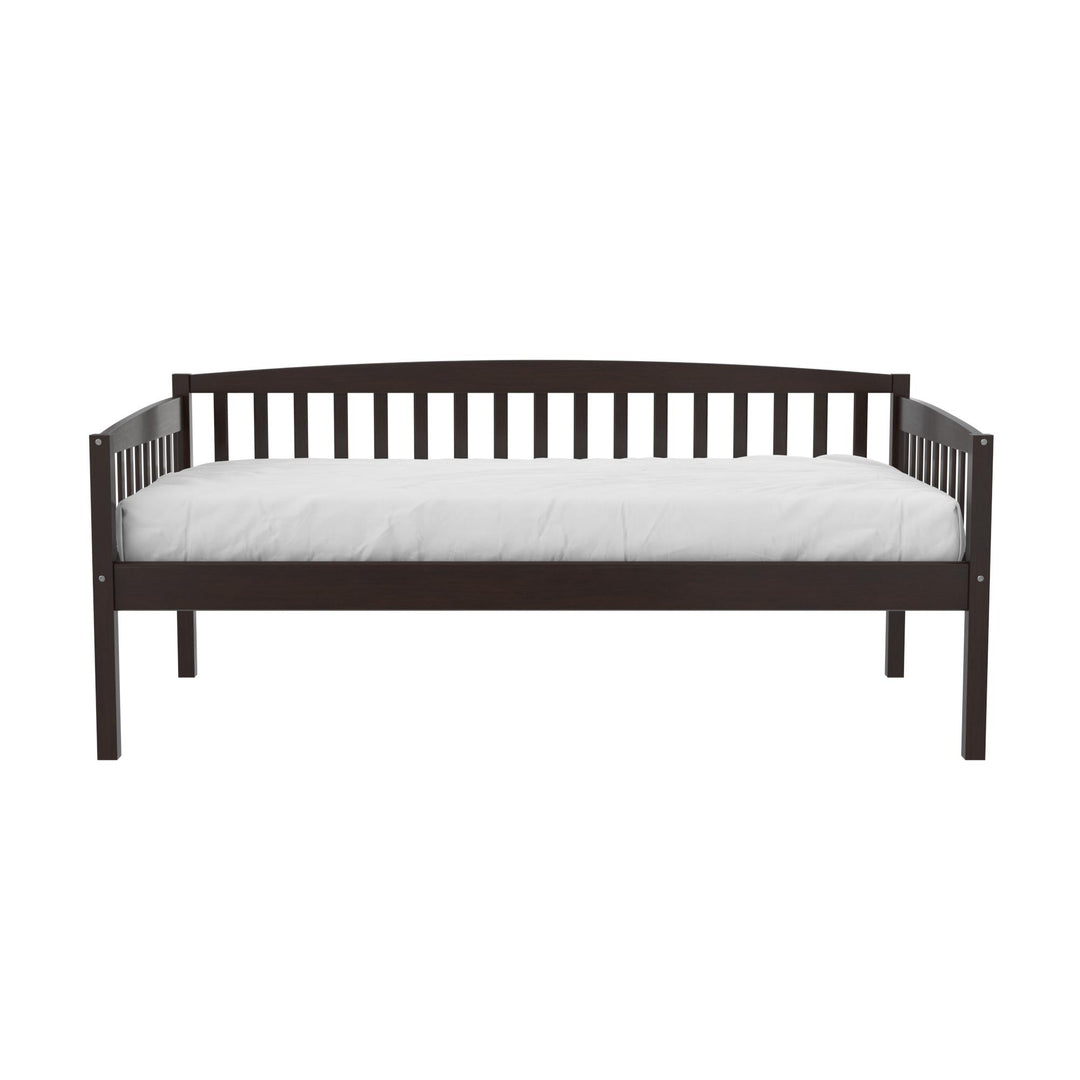 Daybed with sturdy wood frame -  Espresso - Twin