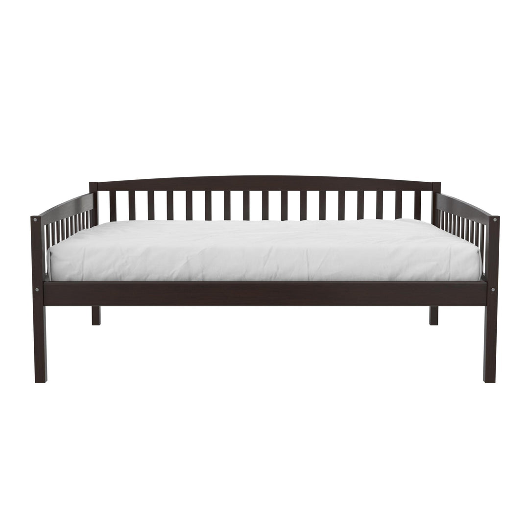 Living room solid wood daybed -  Espresso - Full