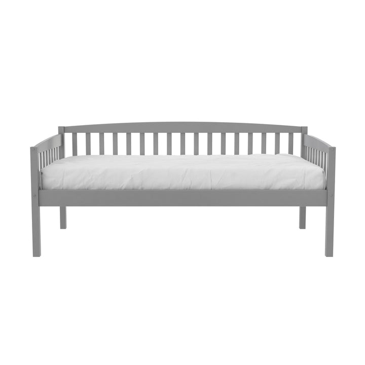 Daybed with sturdy wood frame -  Gray -Twin