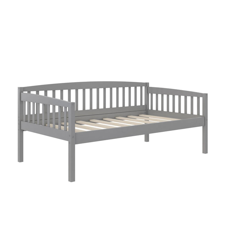 Traditional wooden daybed Lydia -  Gray -Twin