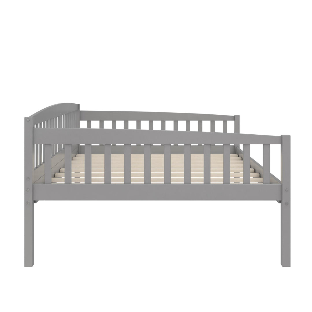 Solid timber Lydia daybed -  Gray - Full
