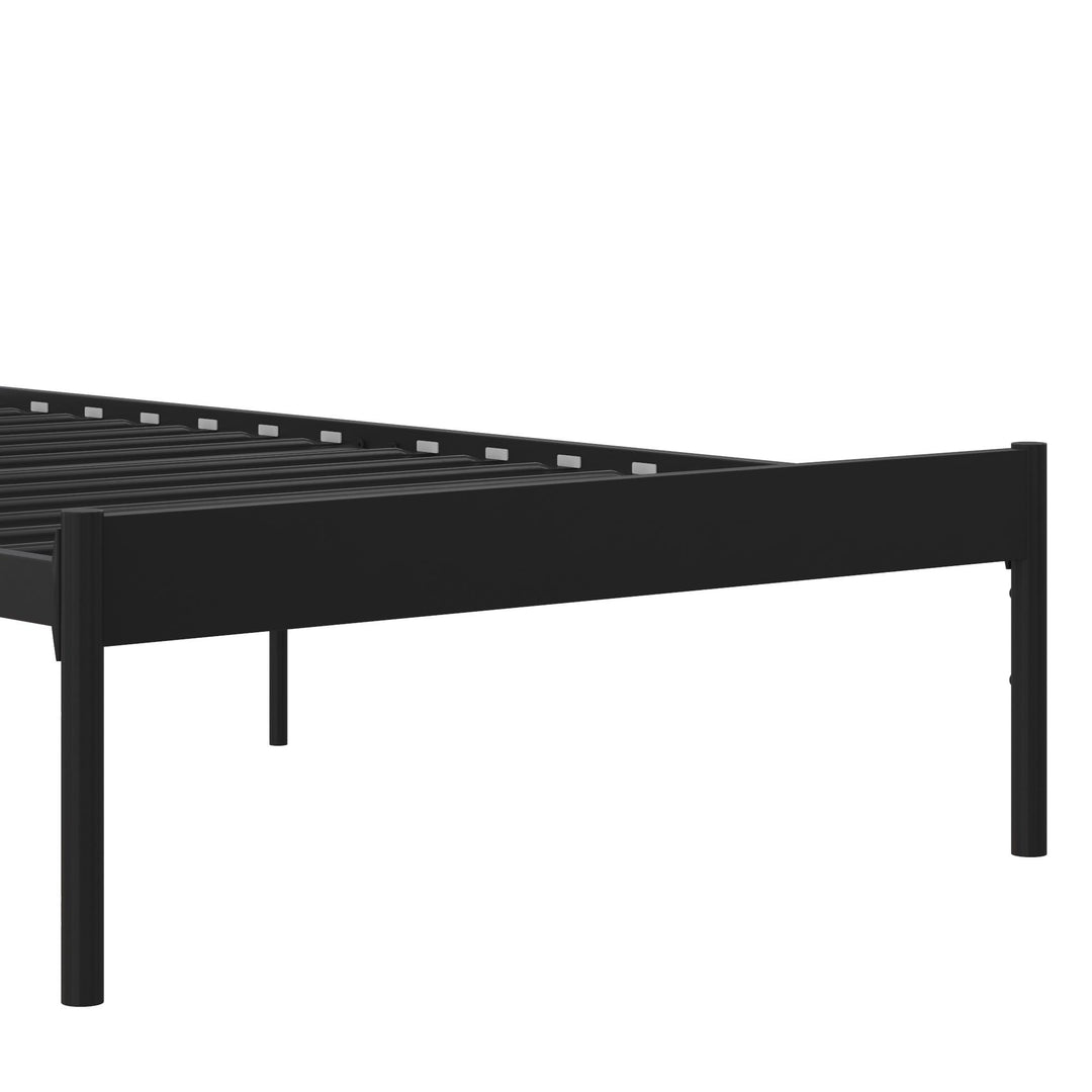 metal slats bed frame - Black - Twin Size