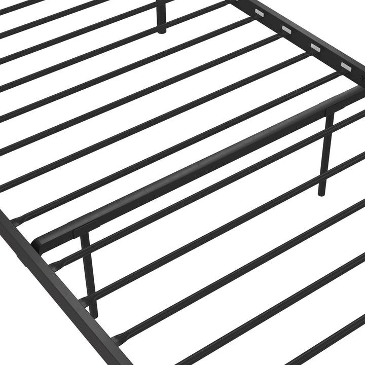 adjustable metal frame for bed - Black - Twin Size