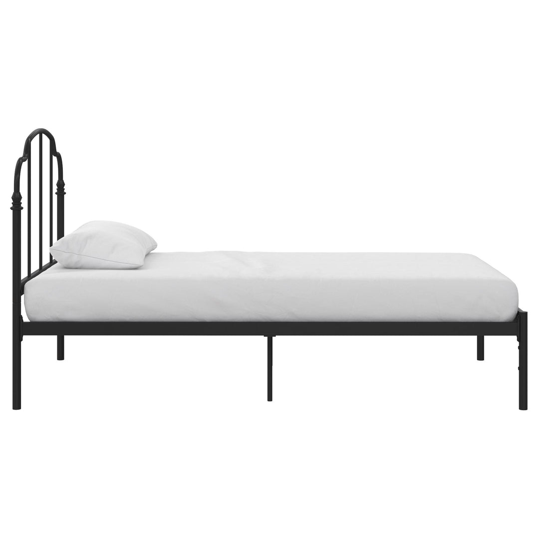adjustable metal bed frame - Black - Twin Size