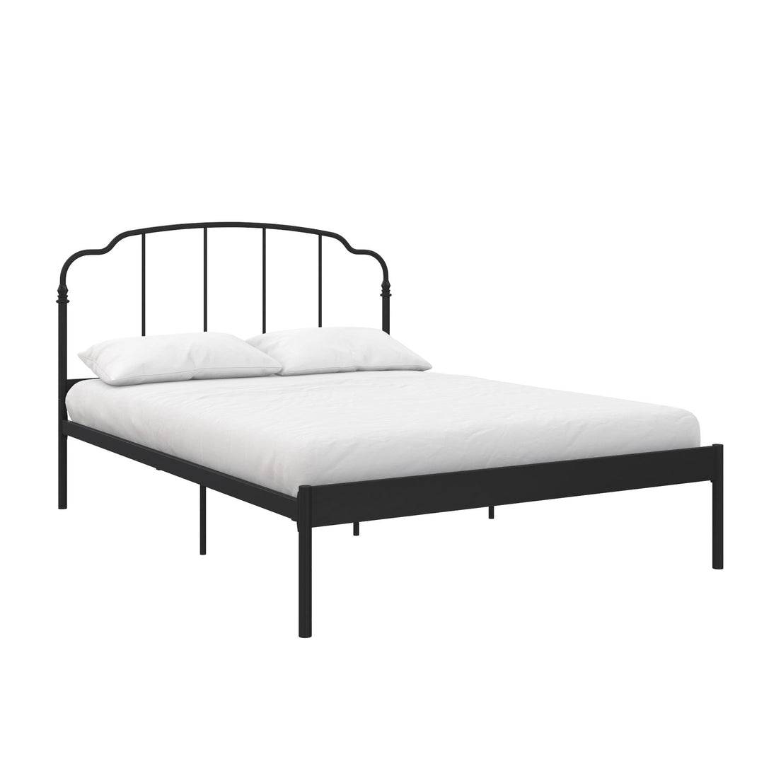 bed frame design steel - Black - Full Size