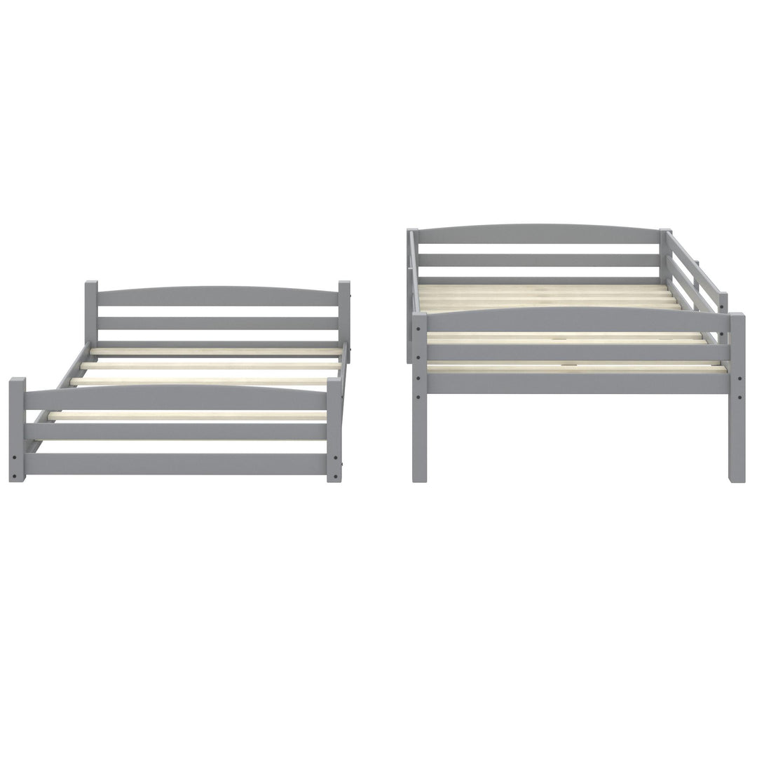 Sierra Bunk Bed Converts to Full Beds -  Gray  - Full-Over-Full