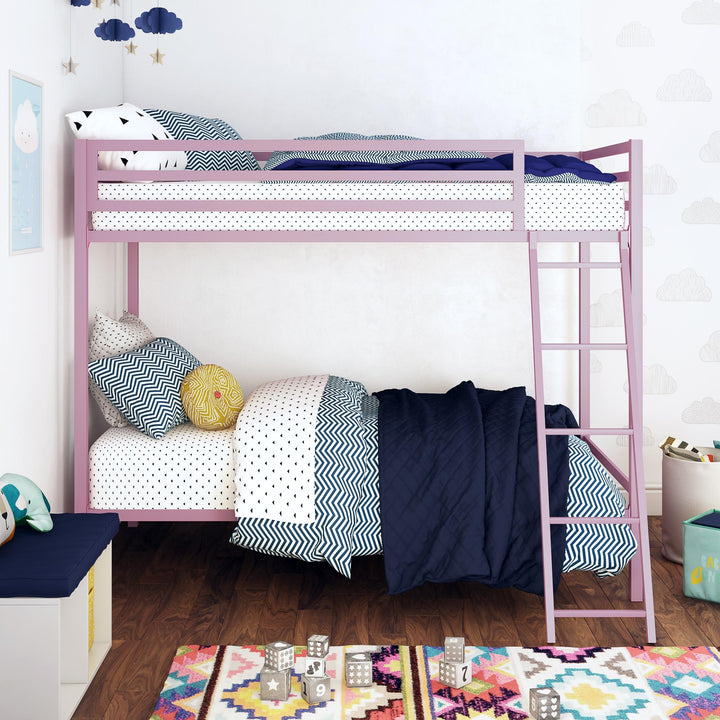 twin over twin bunkbeds - Pink