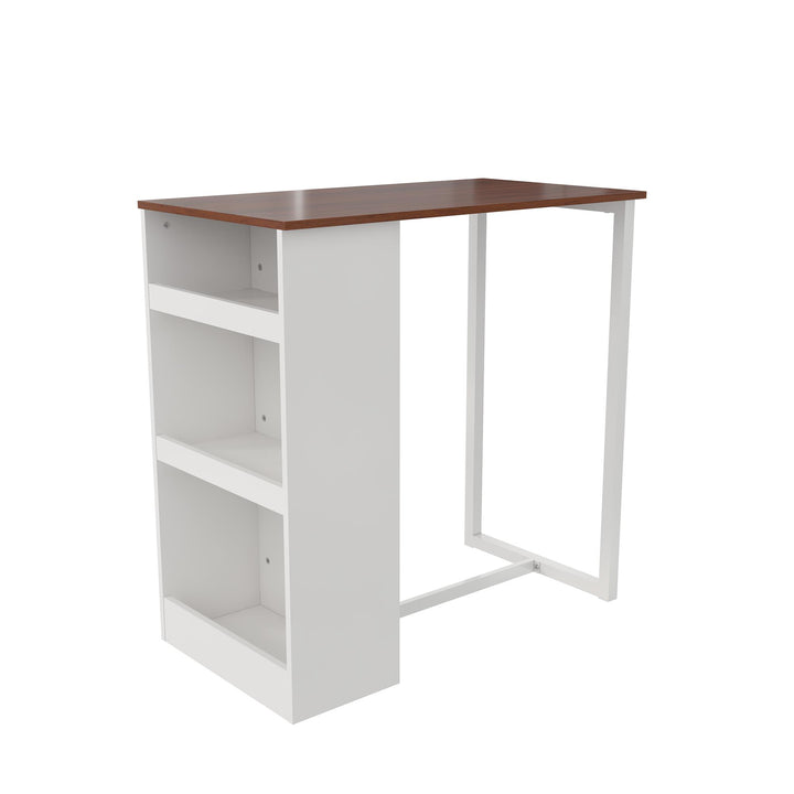 Small kitchen counter height set -  White