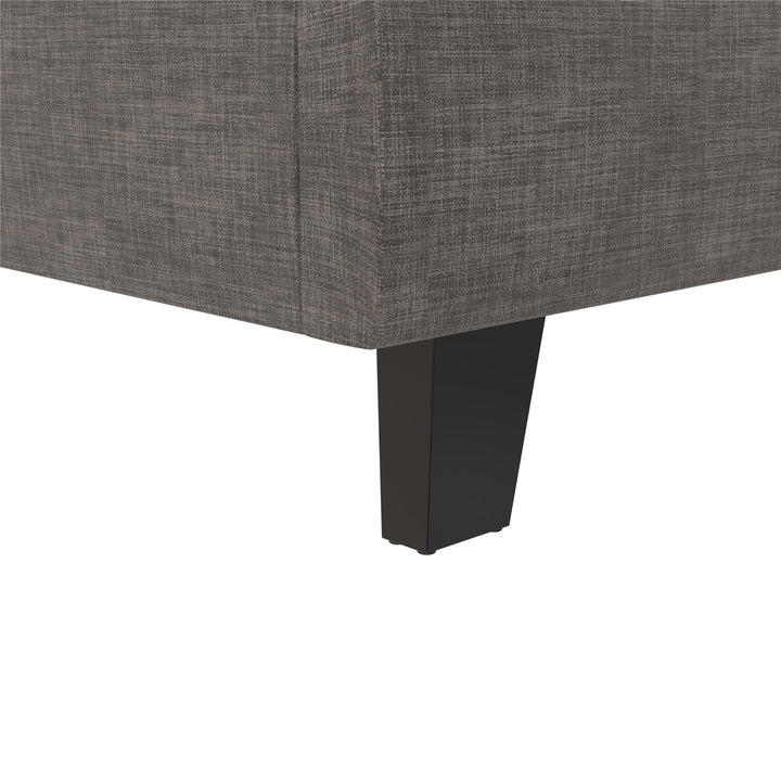 soft fabric headboard - Dark Gray - Full Size