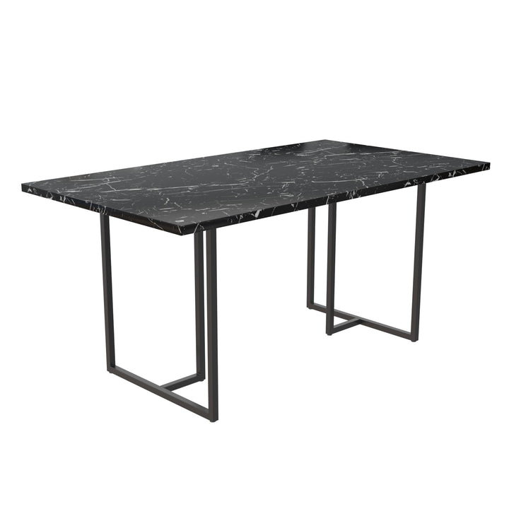 Stylish Astor dining table -  Black Marble