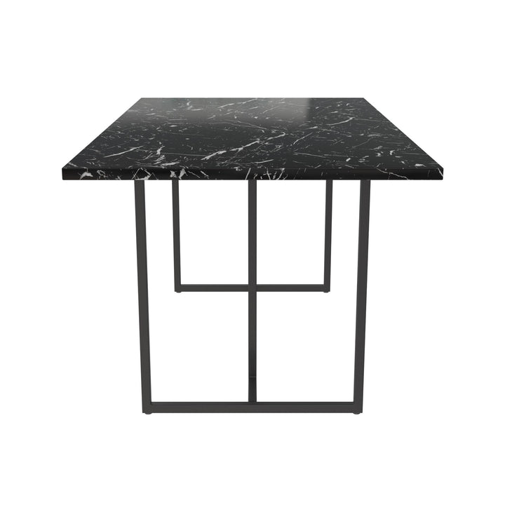 Comfortable Astor dining table -  Black Marble