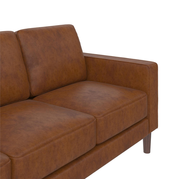 Best Brynn Fabric Upholstered Sofa -  Camel