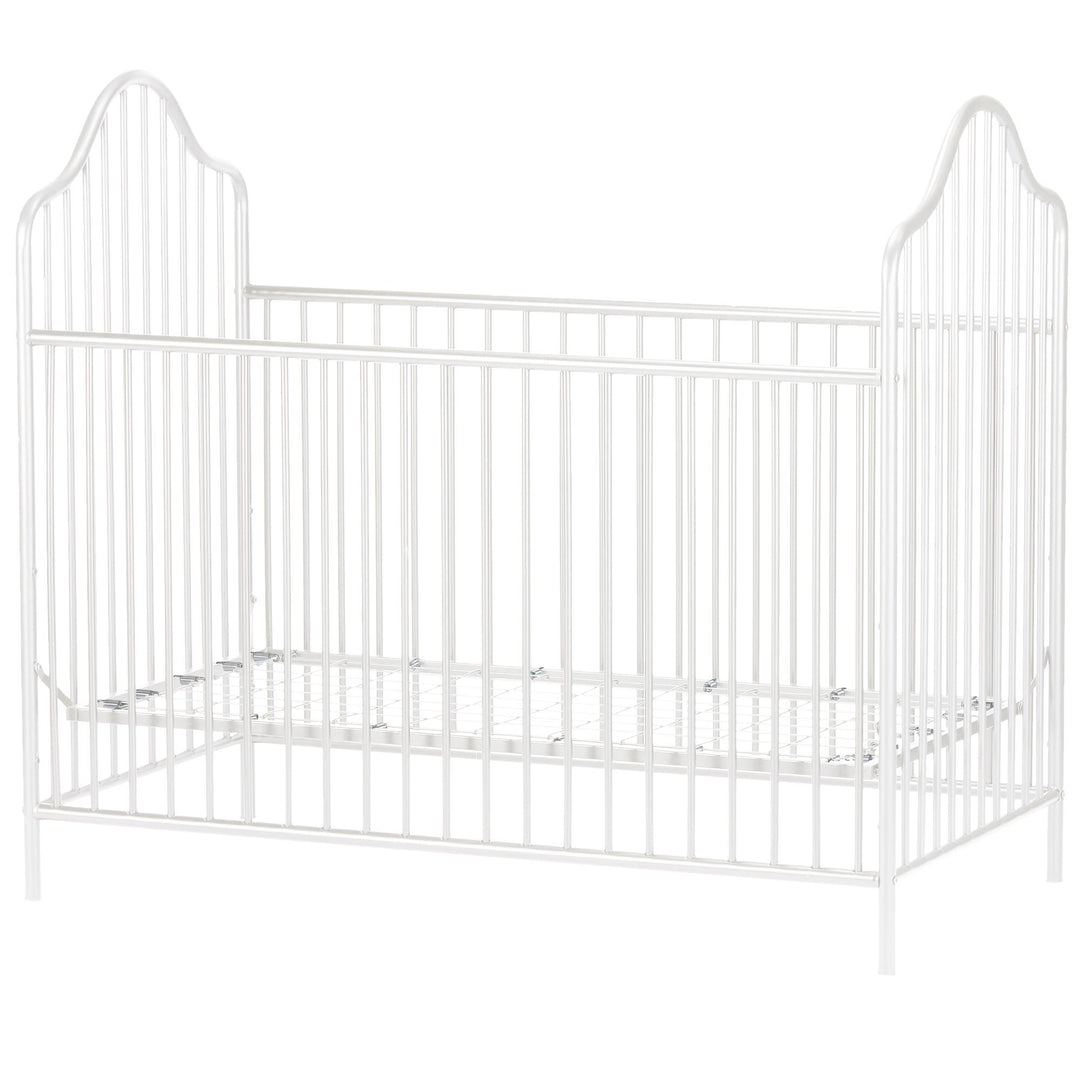 Stylish Lanley metal crib -  White
