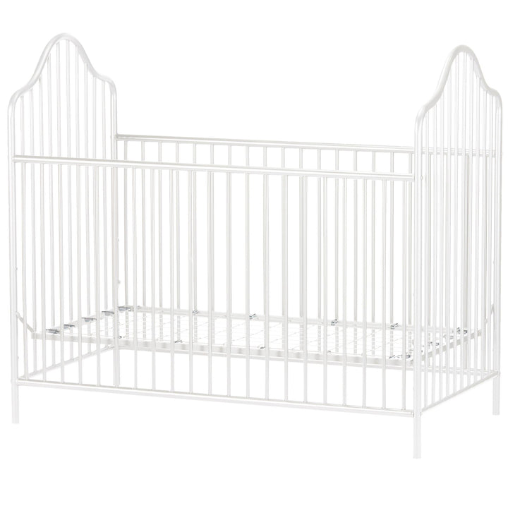 Stylish Lanley metal crib -  White