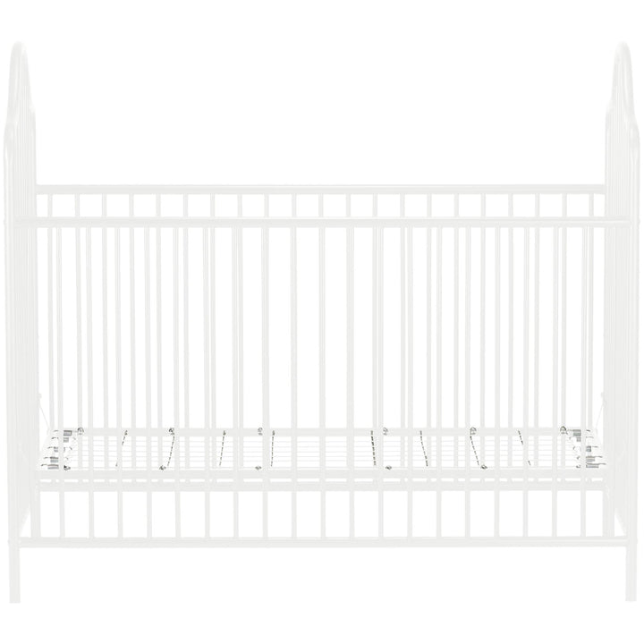 Elegant metal crib online -  White