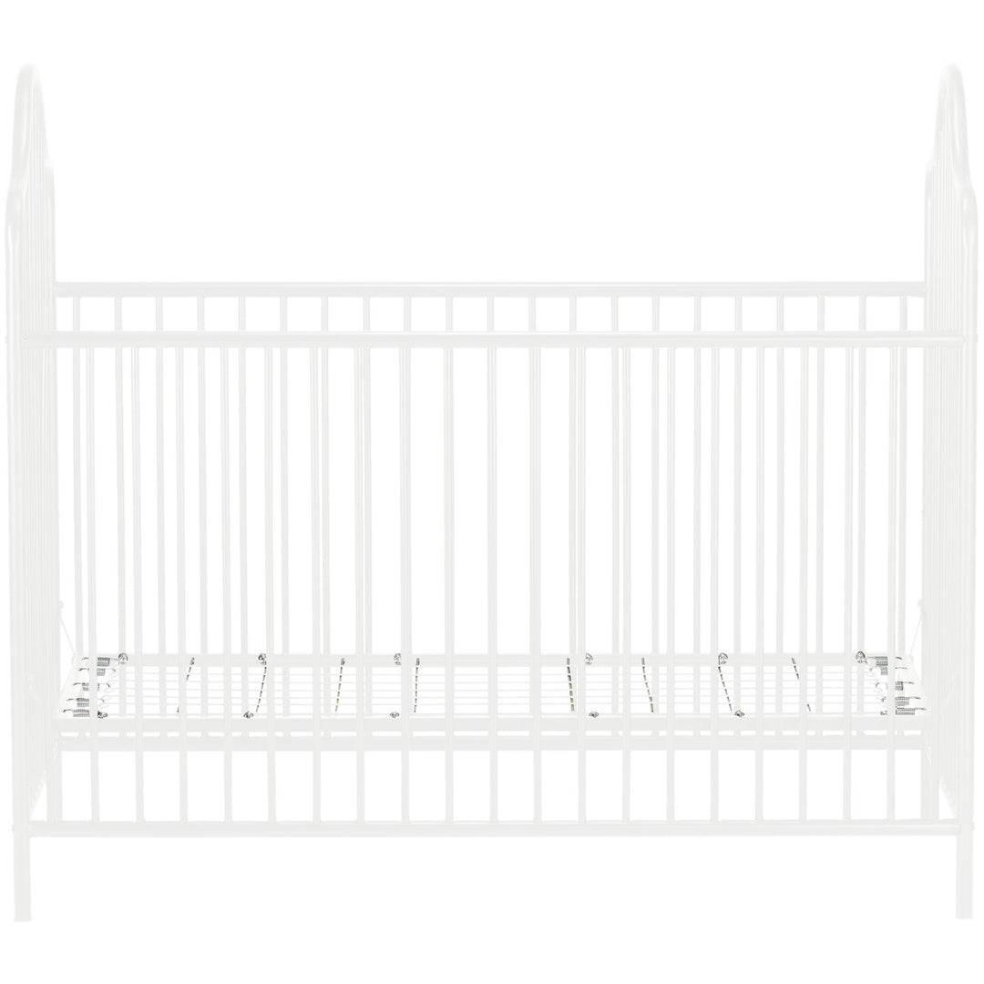 Elegant metal crib online -  White