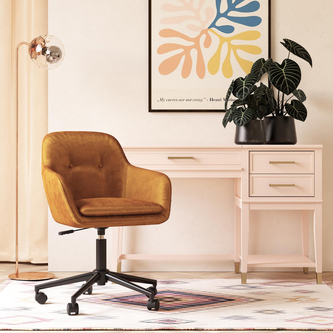 Westerleigh chair for office workspace -  Rust