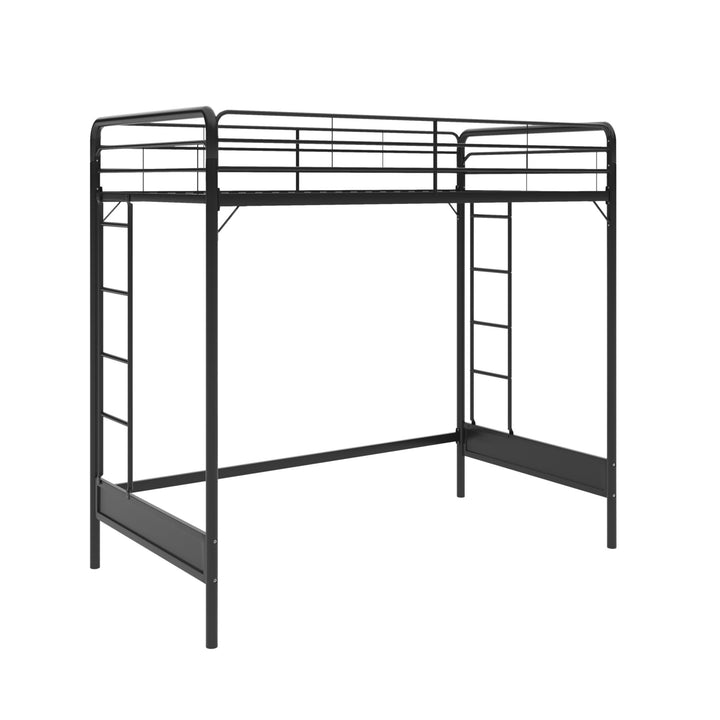 metal bunkbed - Black - Twin Size