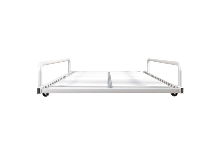 metal daybed with trundle - White - Twin Size