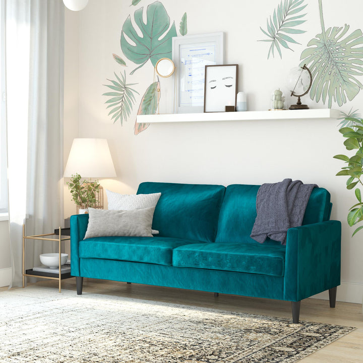 Winston Sofa with Pocket Coils - Green