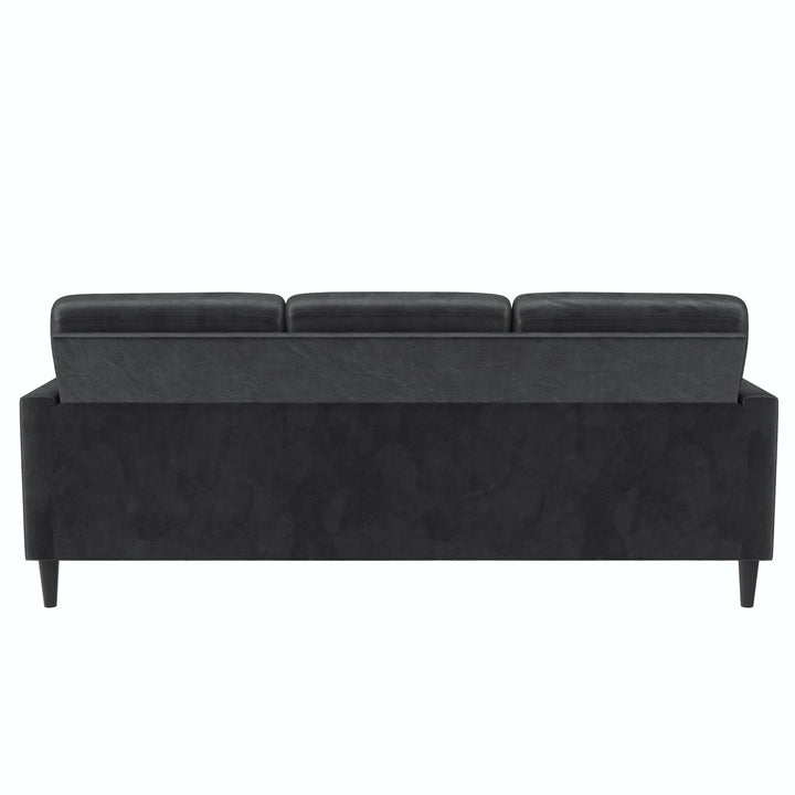 L-shaped sectional with chaise - Dark Gray