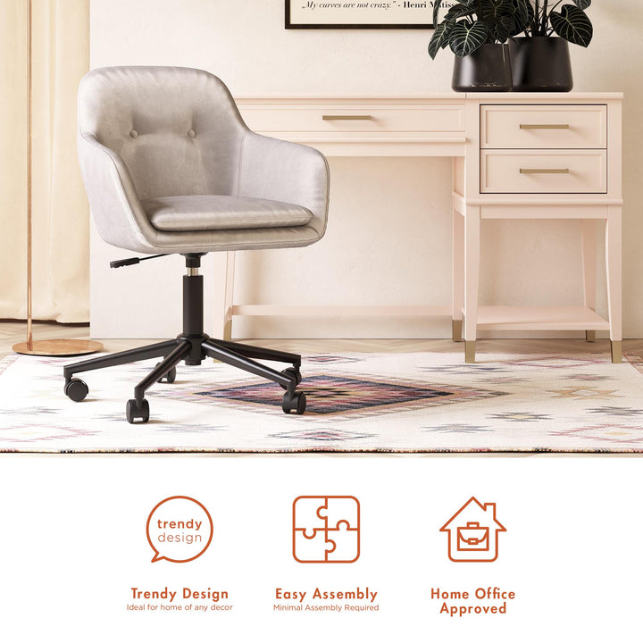 Westerleigh chair for desk work -  Light Gray