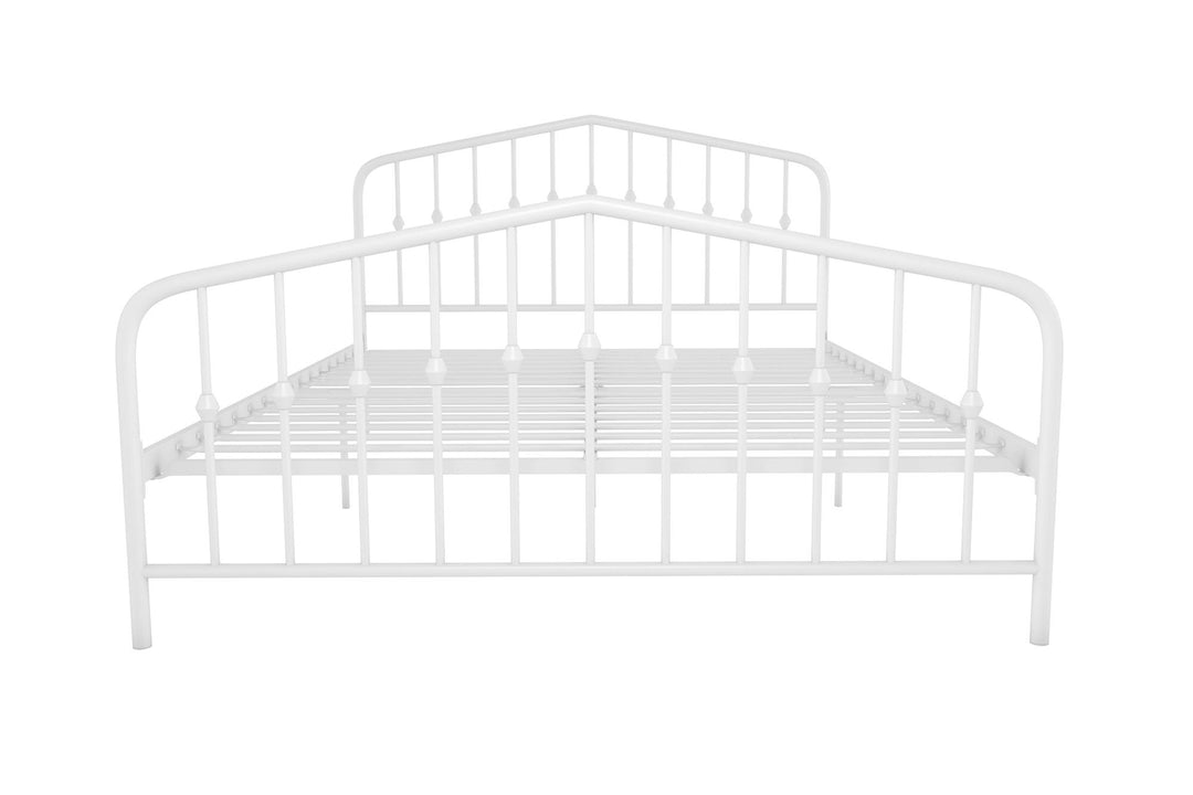 Bushwick Metal Bed - White - Full