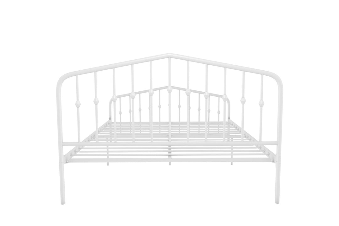 Bushwick Metal Bed - White - Full