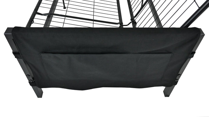 futon with storage and mattress - Black - Full Size