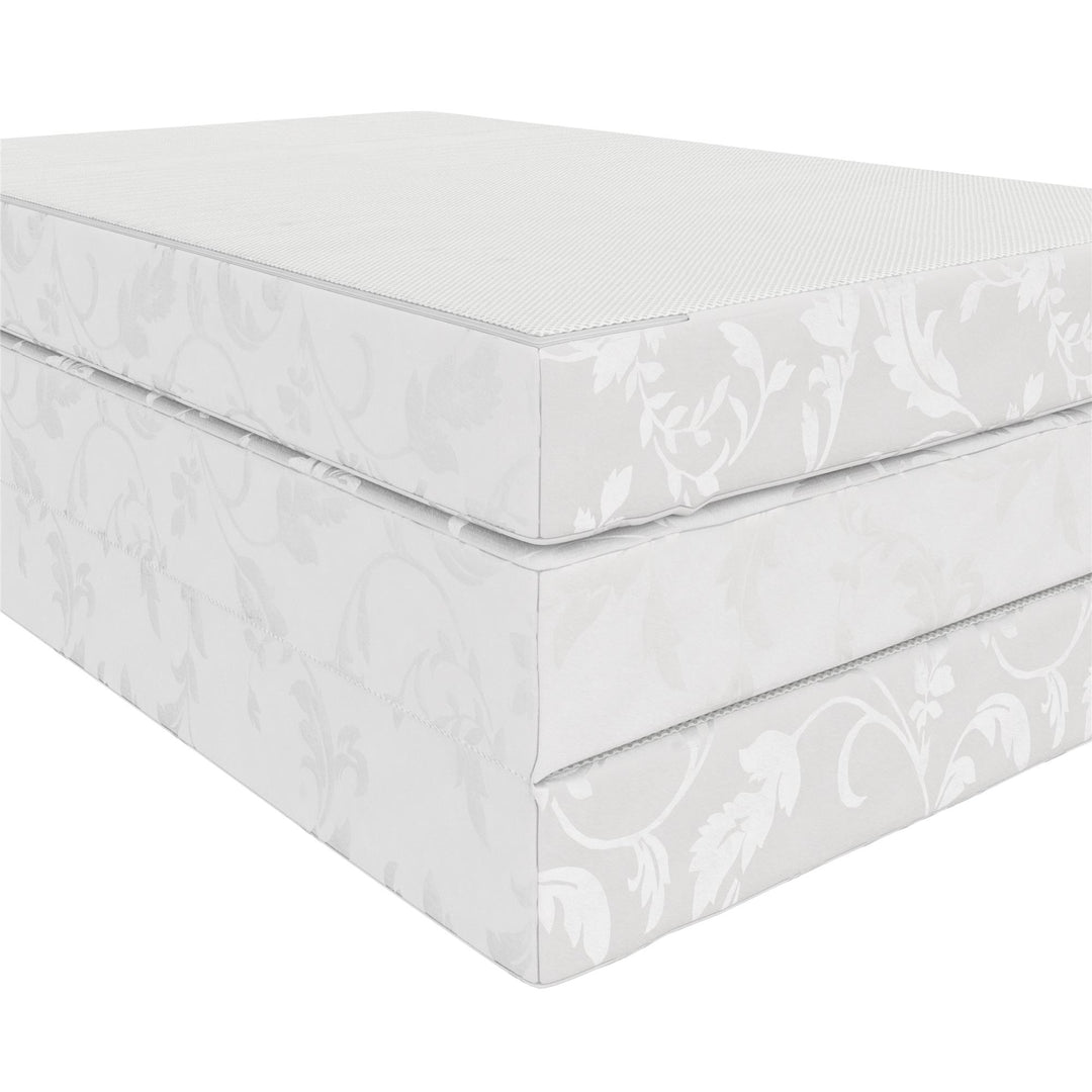mattress with washable cover - White Color - Twin Size