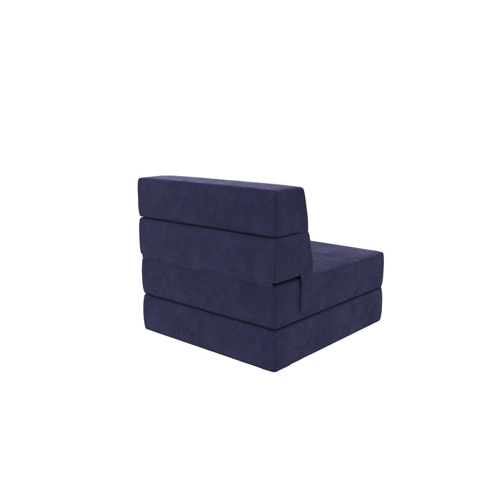 The Flower Modular Chair and Lounger Bed with 5-in-1 Design - Navy