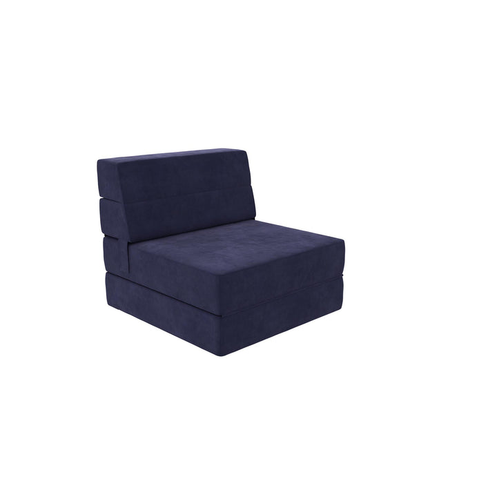 The Flower Modular Chair and Lounger Bed with 5-in-1 Design - Navy