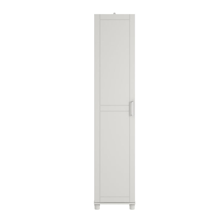 16 inch utility storage cabinet - White