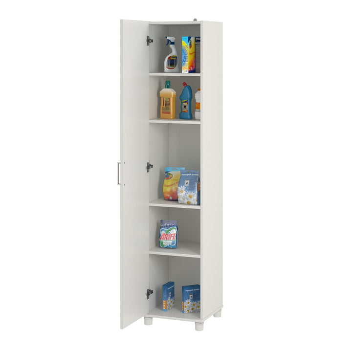Callahan 16 Inch Multipurpose Utility Storage Cabinet - White