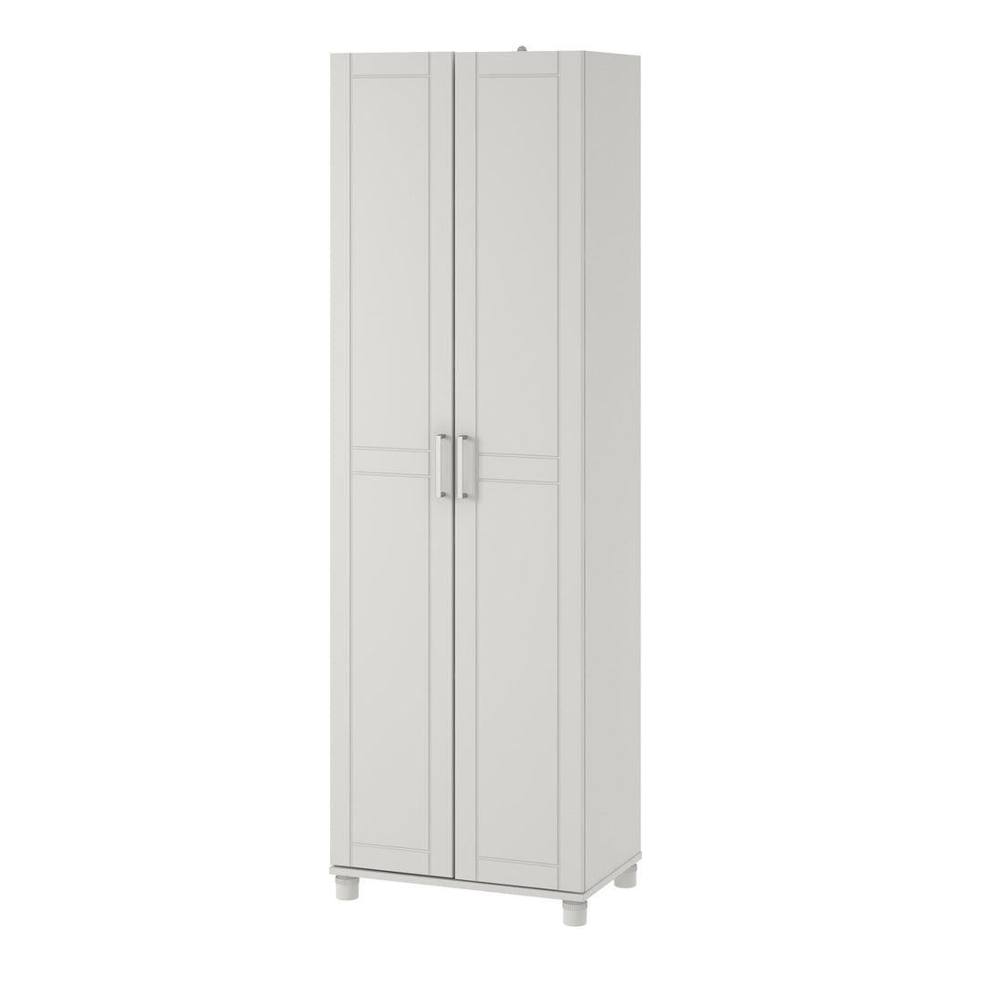 24 inch storage cabinet for pantry - White