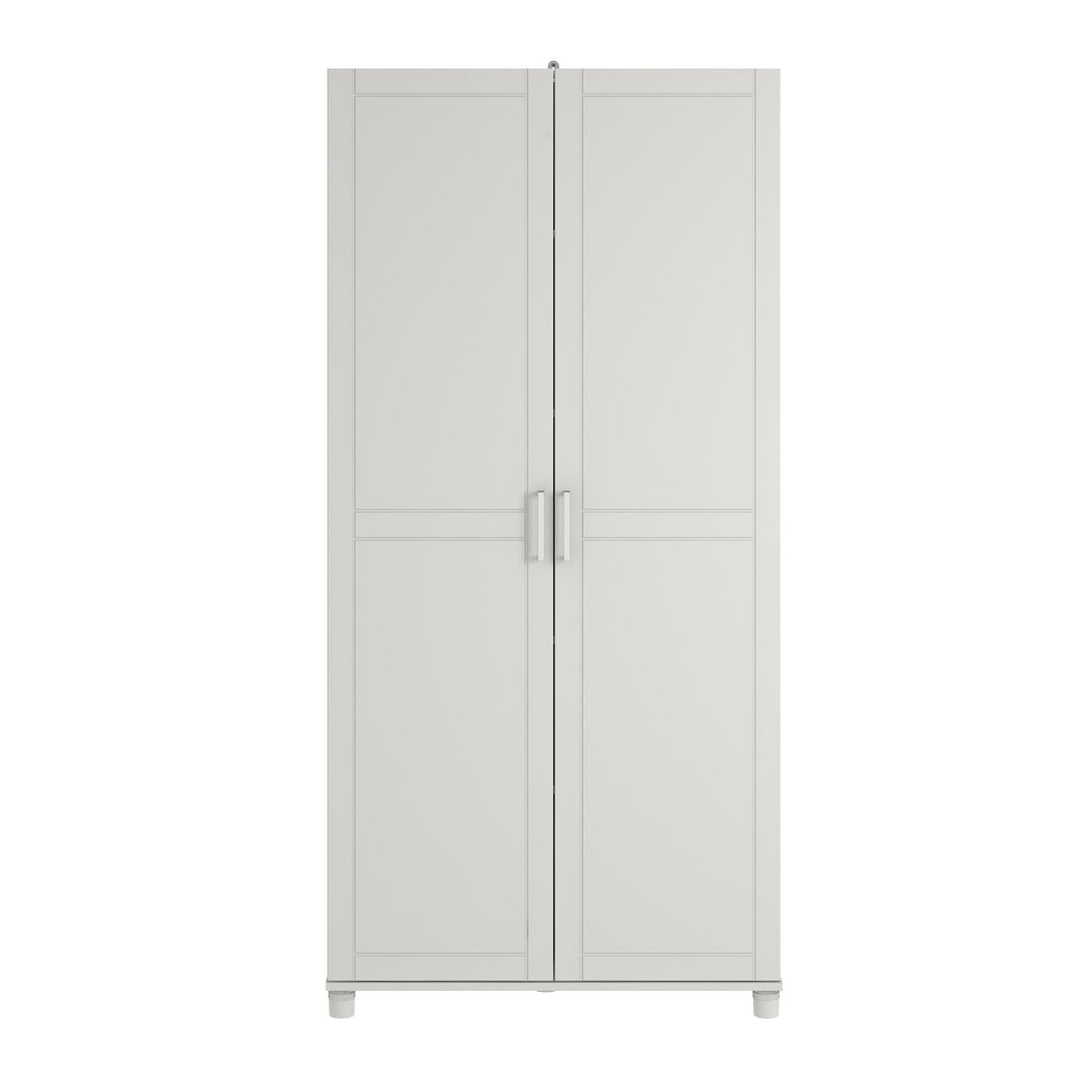 Callahan 36 Inch Multipurpose Utility Storage Cabinet - White