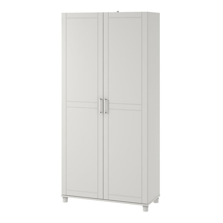 Callahan 36 Inch Multipurpose Utility Storage Cabinet - White
