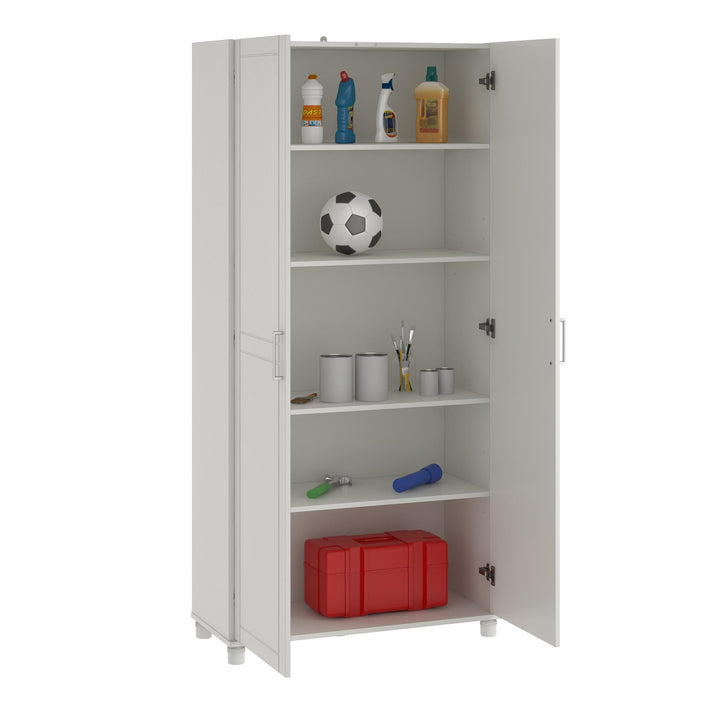 Callahan 36 Inch Multipurpose Utility Storage Cabinet - White
