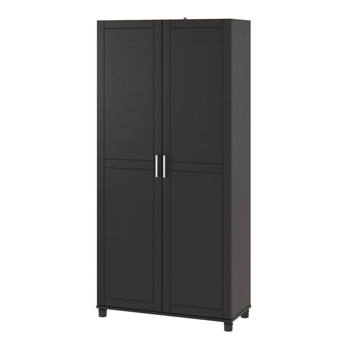 Versatile and spacious Callahan utility storage cabinet -  Black