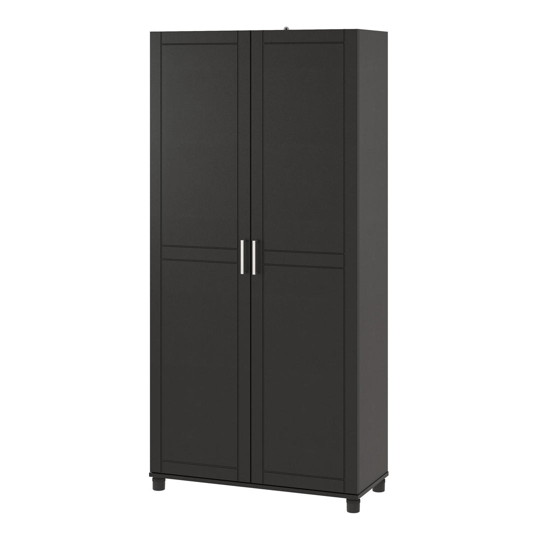 Callahan 36 Inch Multipurpose Utility Storage Cabinet - Black