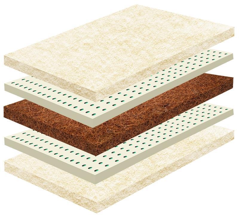 8 inch reversible mattress with virgin wool - King size