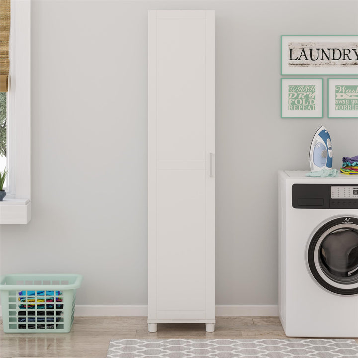 Callahan 16 Inch Multipurpose Utility Storage Cabinet - White