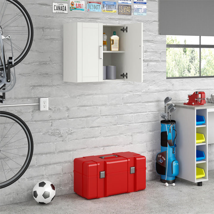 Multipurpose Utility Wall Cabinet -  White