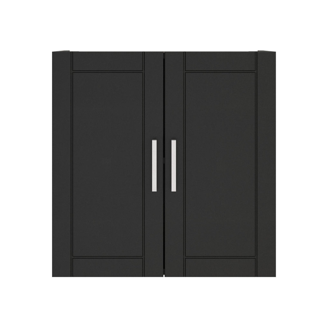 Stylish Callahan Utility Wall Cabinet -  Black