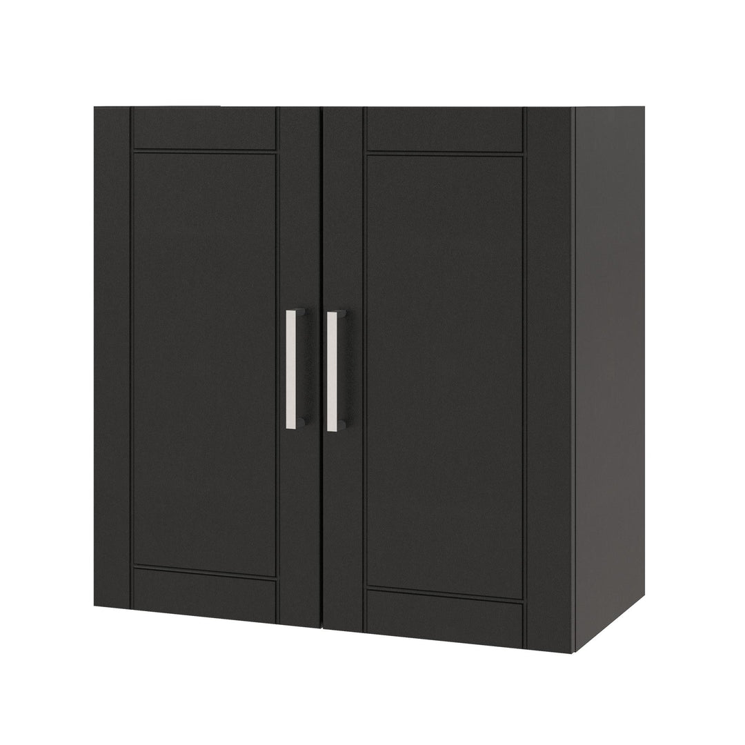 Durable 24 Inch Utility Wall Cabinet for Home -  Black