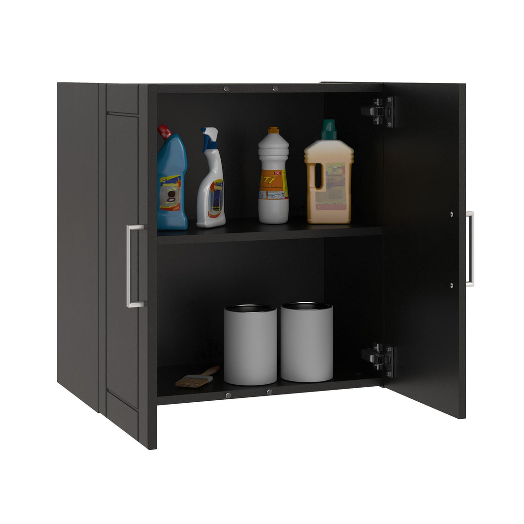 Functional Callahan Utility Wall Cabinet -  Black