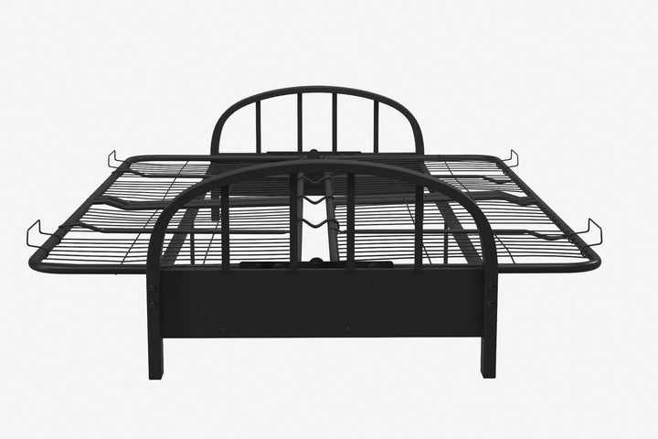 Metal Futon Frame with Multiple Positions -  Black