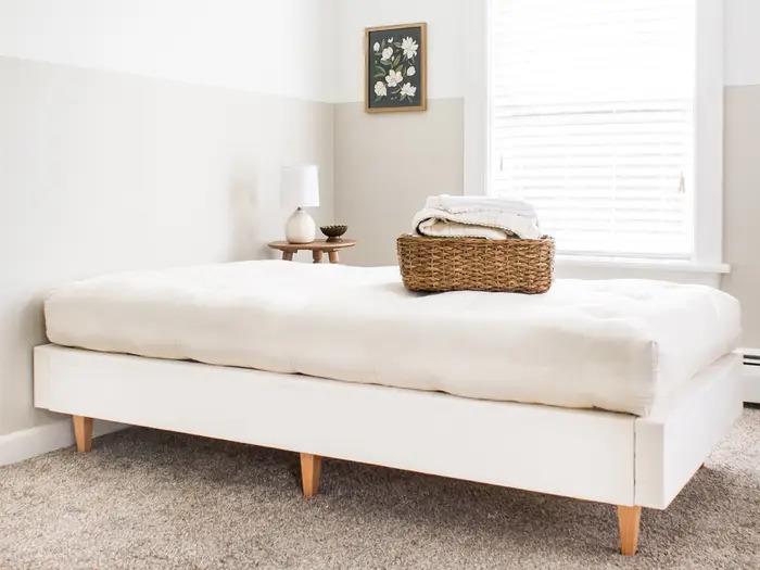 Organic and Sustainable Mattress - Twin XL size - Off White